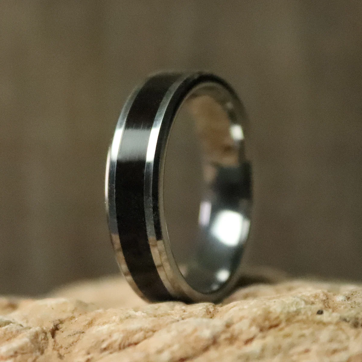 Rosewood Inlay Ring - Image 2
