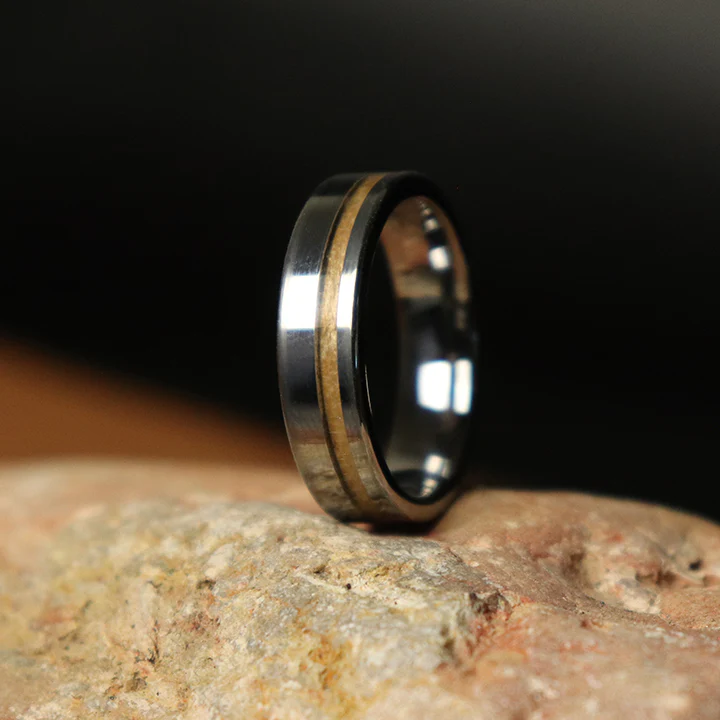 White Pine Offset Ring